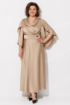 Платье ANASTASIA MAK 1309 песочный - фото 1