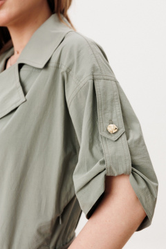 Платье Диомант 2176 олива - фото 4