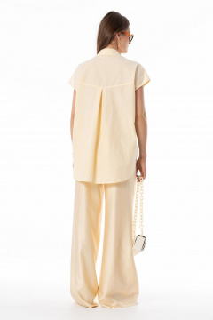 Блуза SILVERSPICE S-7639 желтый - фото 4