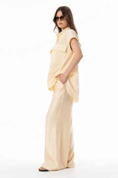 Блуза SILVERSPICE S-7639 желтый - фото 2