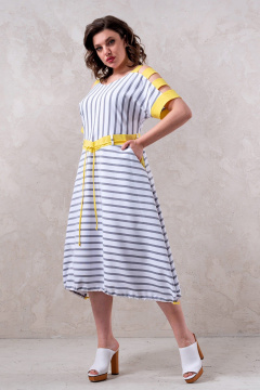 Платье Avanti 1319-1 желтый - фото 1