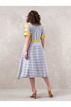 Платье Avanti 1319-1 желтый - фото 3