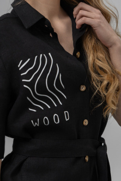 Блуза Romgil РТ0150-ЛЕ4 черный - фото 5