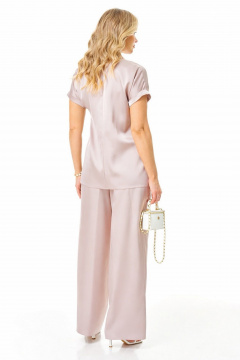 Блуза, брюки T&N 7748 жемчужный - фото 4