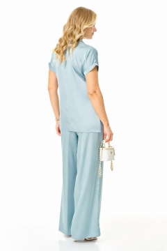 Блуза, брюки T&N 7748 ледниковый_голубой - фото 4