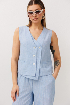 Брюки, жилет Fantazia Mod 5412 голубой - фото 2