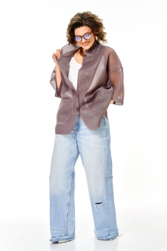 Жакет Anastasia м-1349.1 шоколадный - фото 3