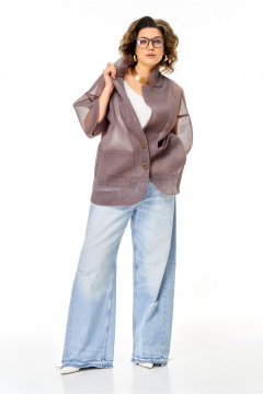 Жакет Anastasia м-1349.1 шоколадный - фото 2