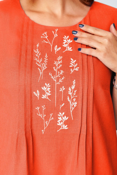 Платье Мишель стиль 1280 оранжевый - фото 4