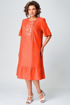 Платье Мишель стиль 1280 оранжевый - фото 2