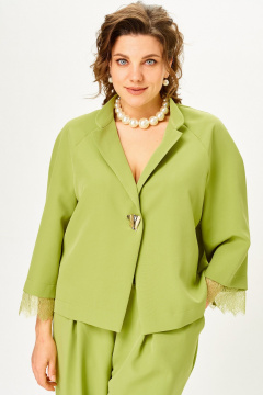 Брюки, жакет SOVA 11334 олива - фото 5
