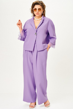 Брюки, жакет SOVA 11334 лаванда - фото 1