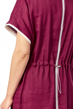 Платье Диомант 2181 бордовый - фото 5