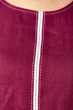 Платье Диомант 2181 бордовый - фото 4