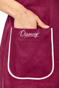 Платье Диомант 2181 бордовый - фото 3