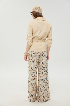 Брюки NikVa 977-12  песочный_мультиколор - фото 5