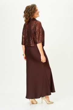 Жакет, платье Svetlana-Style 2033 шоколад - фото 3