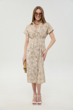 Платье NikVa 1047-2 песок - фото 3