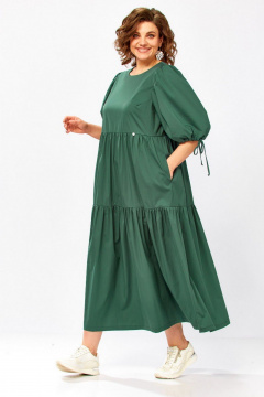 Платье Rishelie 1024 изумруд - фото 4