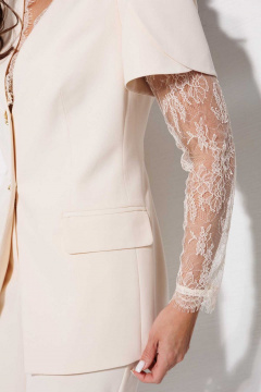 Брюки, жакет Mislana 1298 шампань - фото 5