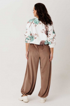 Брюки, куртка Mislana 1301 мята/коричневый - фото 4