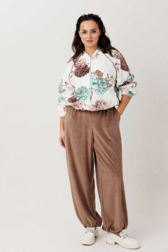 Брюки, куртка Mislana 1301 мята/коричневый - фото 3