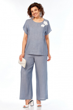 Блуза Matini 4.964/1 голубой - фото 5