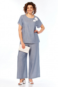 Блуза Matini 4.964/1 голубой - фото 4