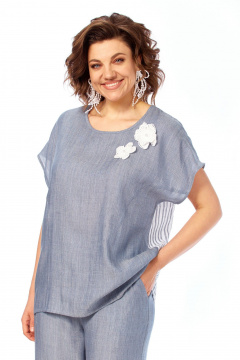 Блуза Matini 4.964/1 голубой - фото 2