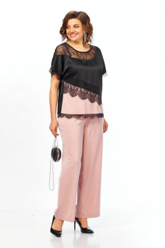 Блуза, брюки Matini 1.1809 розовый - фото 2