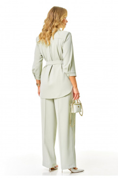 Брюки, жакет Твой имидж 2406 светлый-шалфей - фото 2