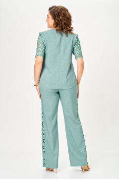 Брюки, жакет Vilena 1151 полынь - фото 4