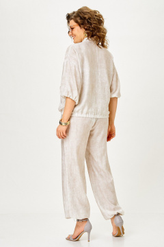 Брюки, жакет Vilena 1173 молочный - фото 3