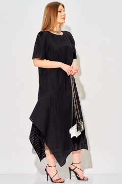 Платье Laikony L-154 черный - фото 5