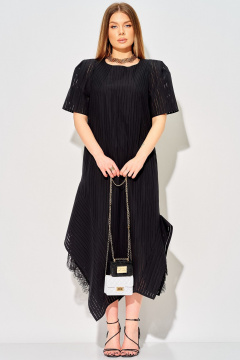 Платье Laikony L-154 черный - фото 4