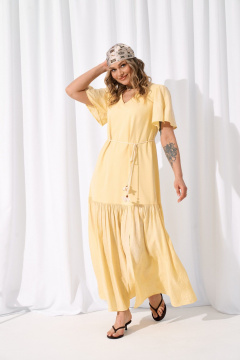 Платье AMUARt 1127 желтый - фото 3