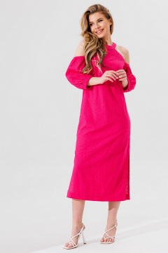 Платье Faufilure С1268 розовый - фото 1