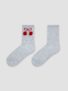 Носки Mark Formelle 430K-3536/B4-26430K-1 св.серый_меланж_рис.3536 - фото 1