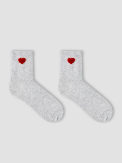 Носки Mark Formelle 444K-3528/B4-26444K св.серый_меланж_рис.3528 - фото 2