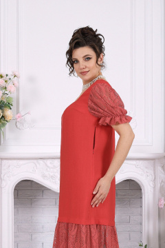 Платье Ninele 6114 красный - фото 3