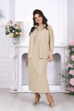 Блуза, сарафан Ninele 6117 бежевый - фото 1