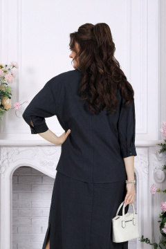 Блуза, сарафан Ninele 6117 синий - фото 5