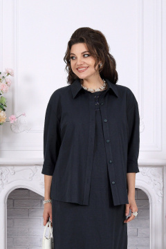 Блуза, сарафан Ninele 6117 синий - фото 2