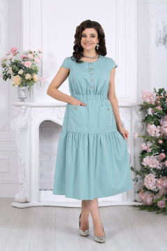 Платье Ninele 7535 морской - фото 3