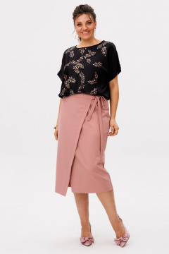 Юбка Anelli 1858 пыльная-роза - фото 5