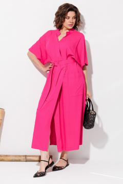 Платье ANASTASIA MAK 1327 фуксия - фото 5