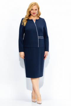 Платье Линия Л Б-2107 графитовый - фото 1