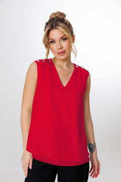 Блуза Faufilure С1736 красный - фото 1