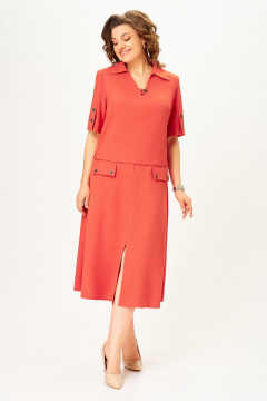 Блуза, юбка DaLi 3750.2 терракот - фото 2