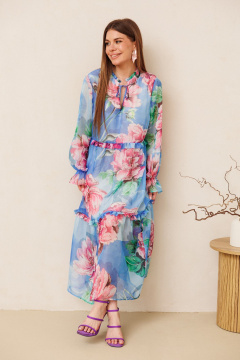 Платье Ambera Style 1130-4 цветы - фото 1